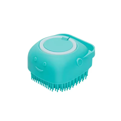 Silicone Pet Bath Brush with Shampoo Dispenser