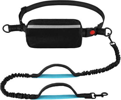 Hands-Free Bungee Dog Leash for Large Dogs, Waist Leash for Dog Walking