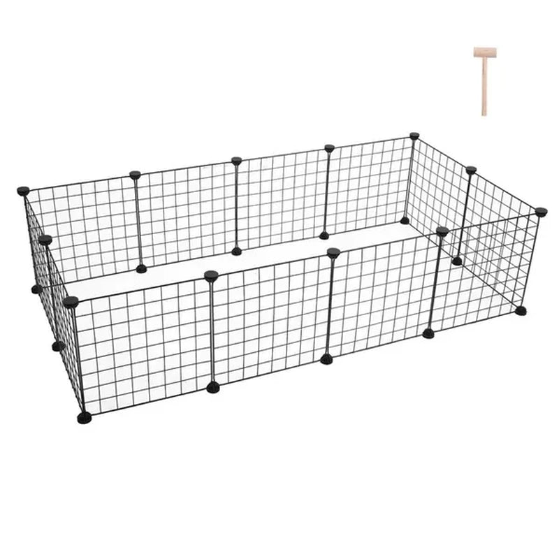 Pet Playpen Small Animal Cage Indoor Portable Metal Wire Yard Fence for Small Animals