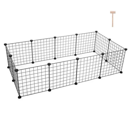 Pet Playpen Small Animal Cage Indoor Portable Metal Wire Yard Fence for Small Animals