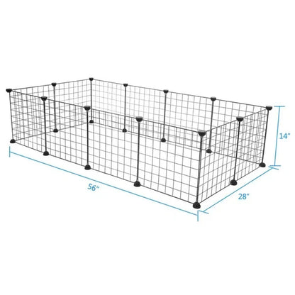 Pet Playpen Small Animal Cage Indoor Portable Metal Wire Yard Fence for Small Animals
