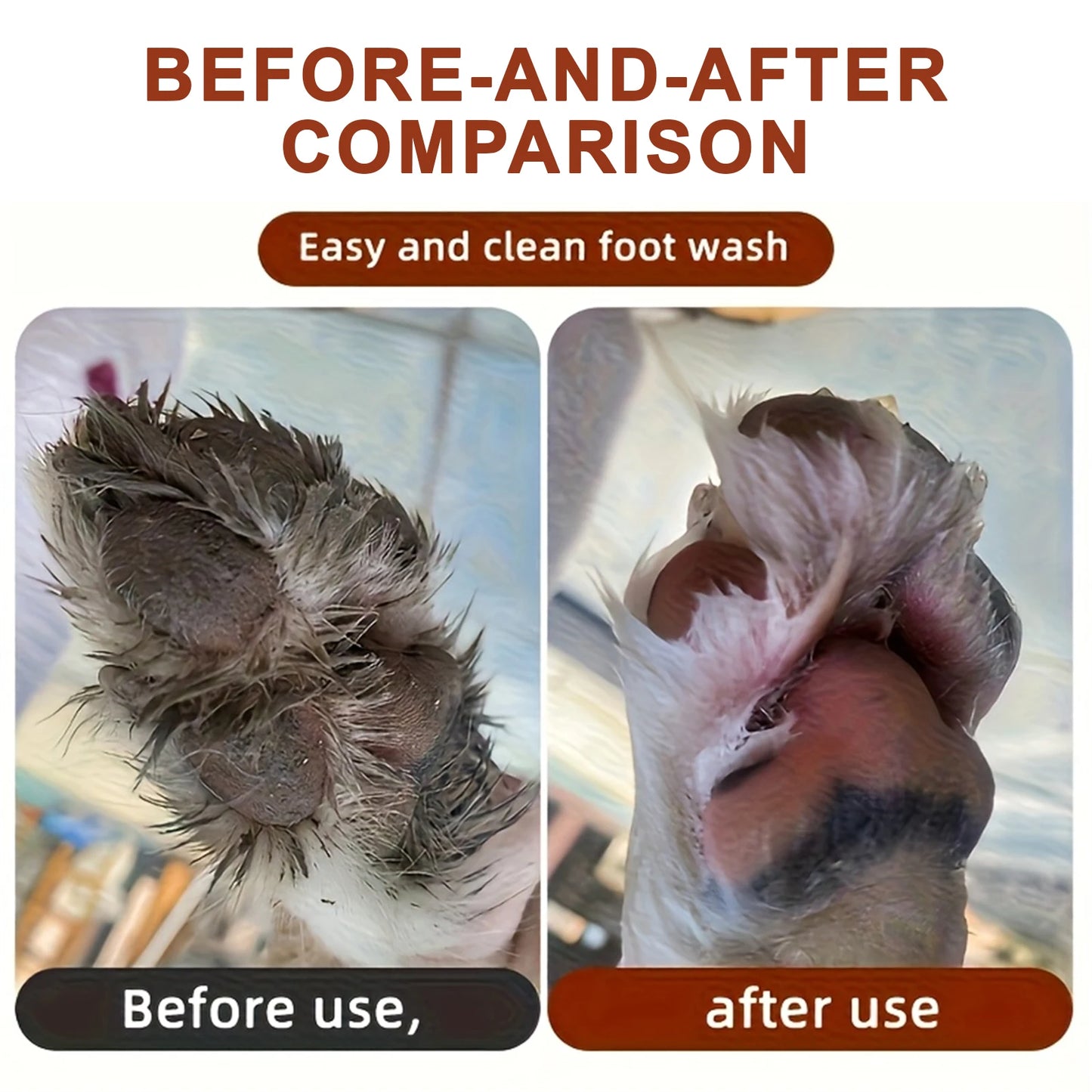 Portable Pet Paw Cleaner Cup for Dogs & Cats