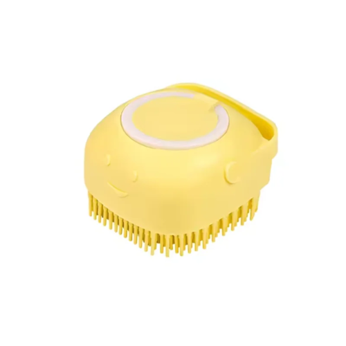 Silicone Pet Bath Brush with Shampoo Dispenser