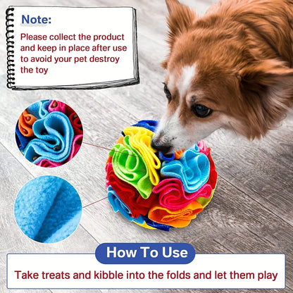 Interactive Snuffle Ball Treat Puzzle for Dogs