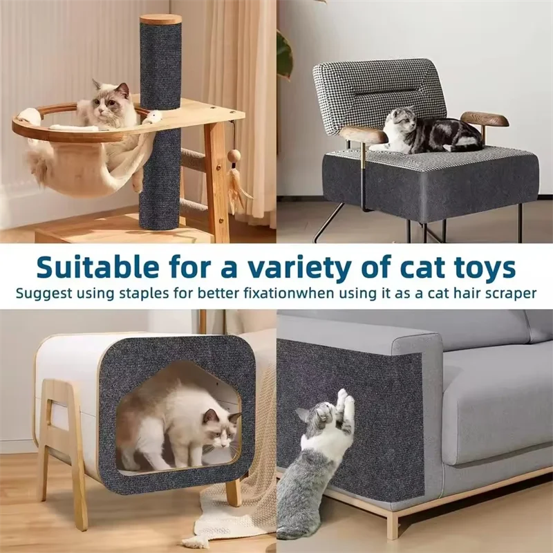 Self-Adhesive Cat Scratching Mat & Furniture Protector