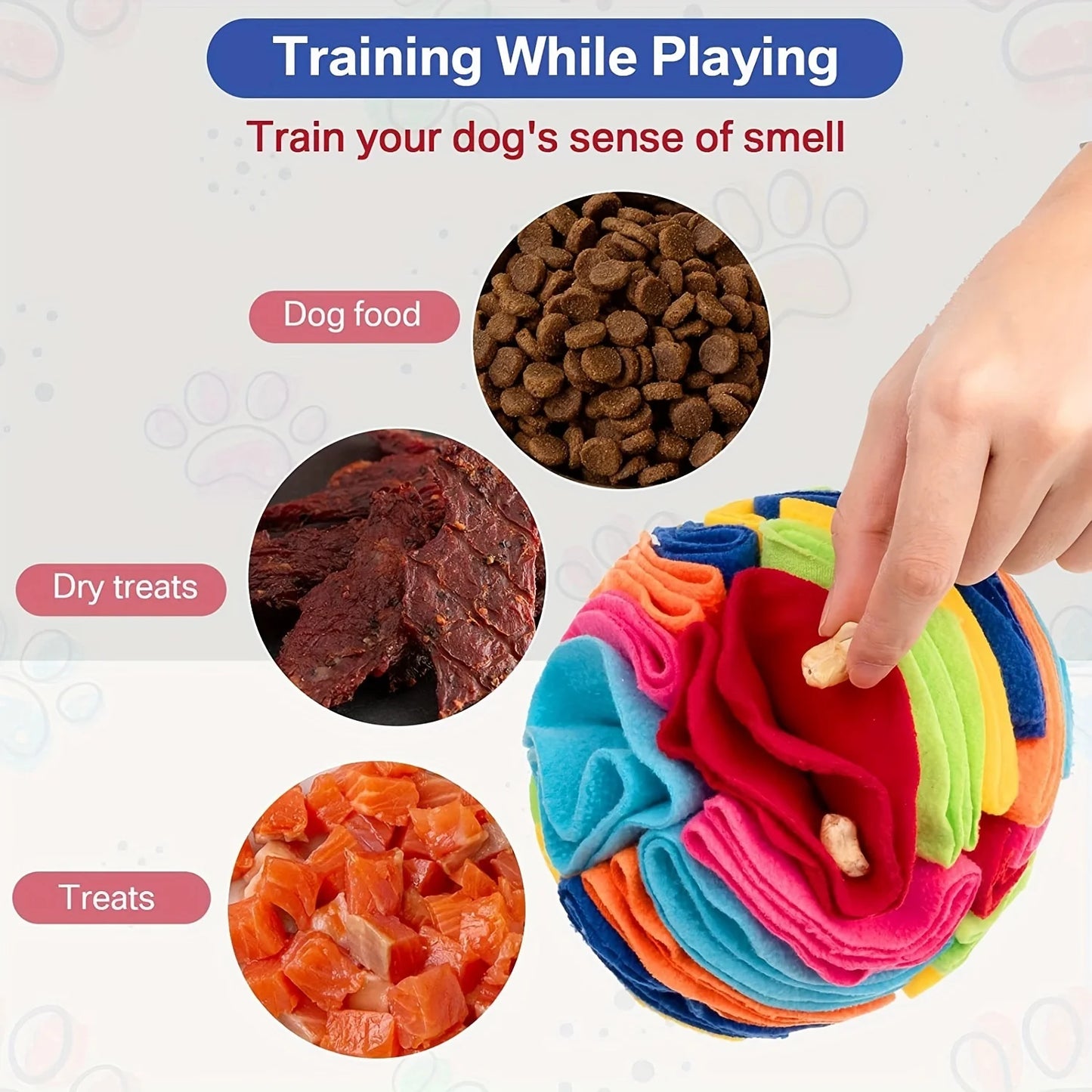 Interactive Snuffle Ball Treat Puzzle for Dogs