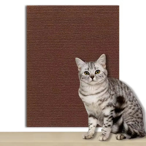 Self-Adhesive Cat Scratching Mat & Furniture Protector