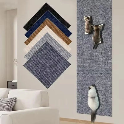 Self-Adhesive Cat Scratching Mat & Furniture Protector