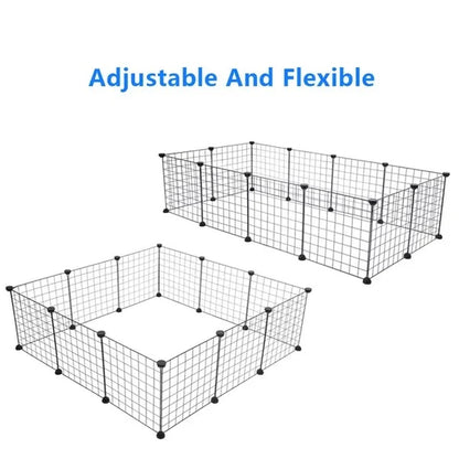 Pet Playpen Small Animal Cage Indoor Portable Metal Wire Yard Fence for Small Animals