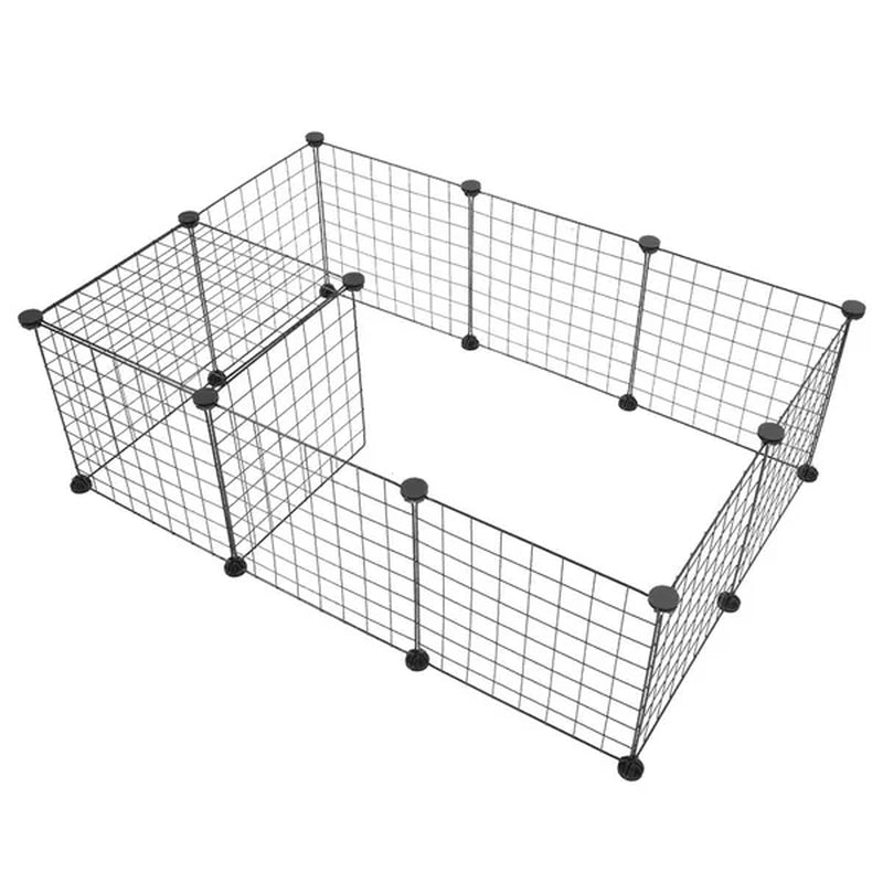 Pet Playpen Small Animal Cage Indoor Portable Metal Wire Yard Fence for Small Animals