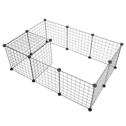 Pet Playpen Small Animal Cage Indoor Portable Metal Wire Yard Fence for Small Animals